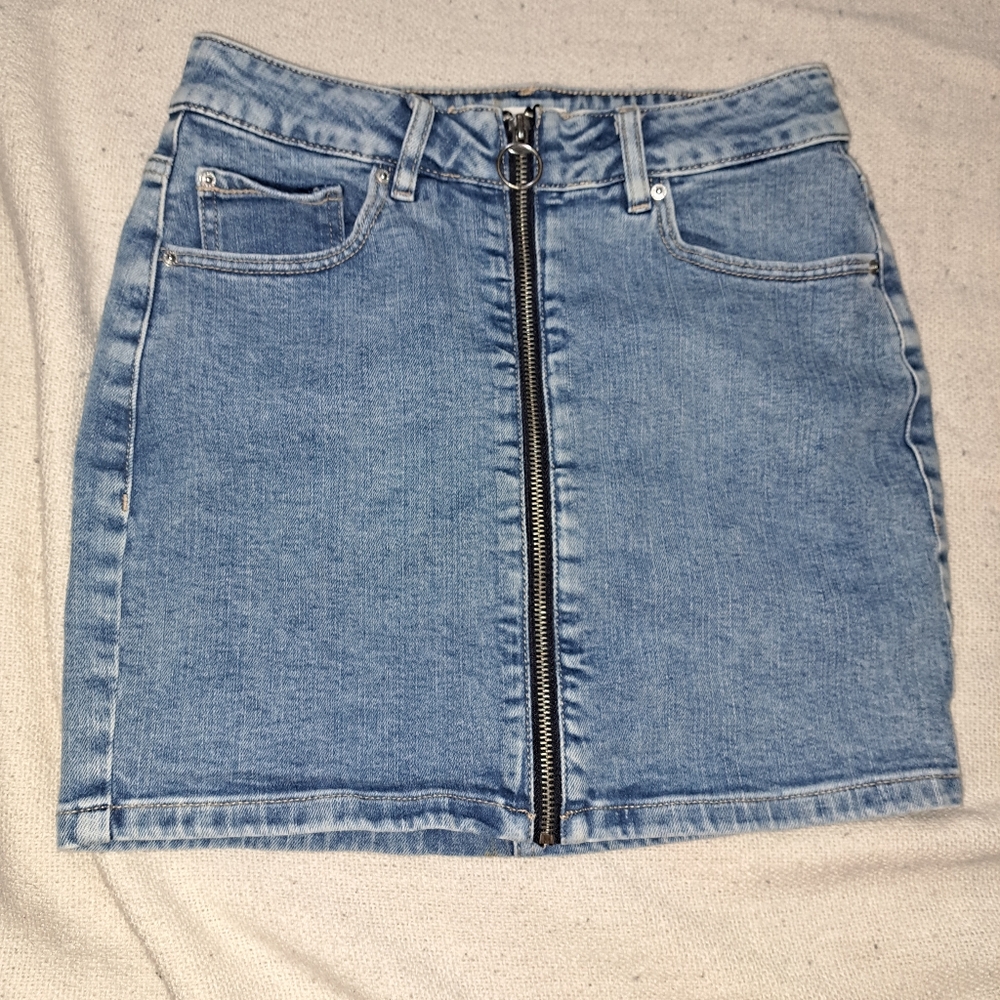 🌼 S Garage Mini Denim Skirt with Zipper CS